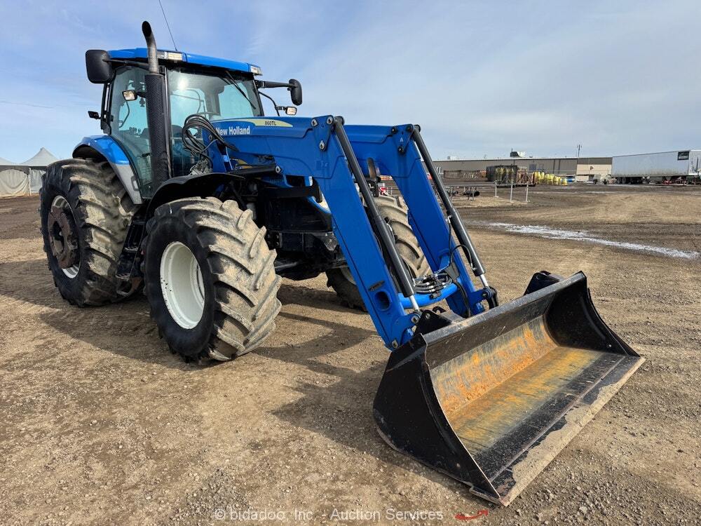 2009 New Holland T7060 MFWD Diesel Tractor Loader Utility Ag Farm Aux QC