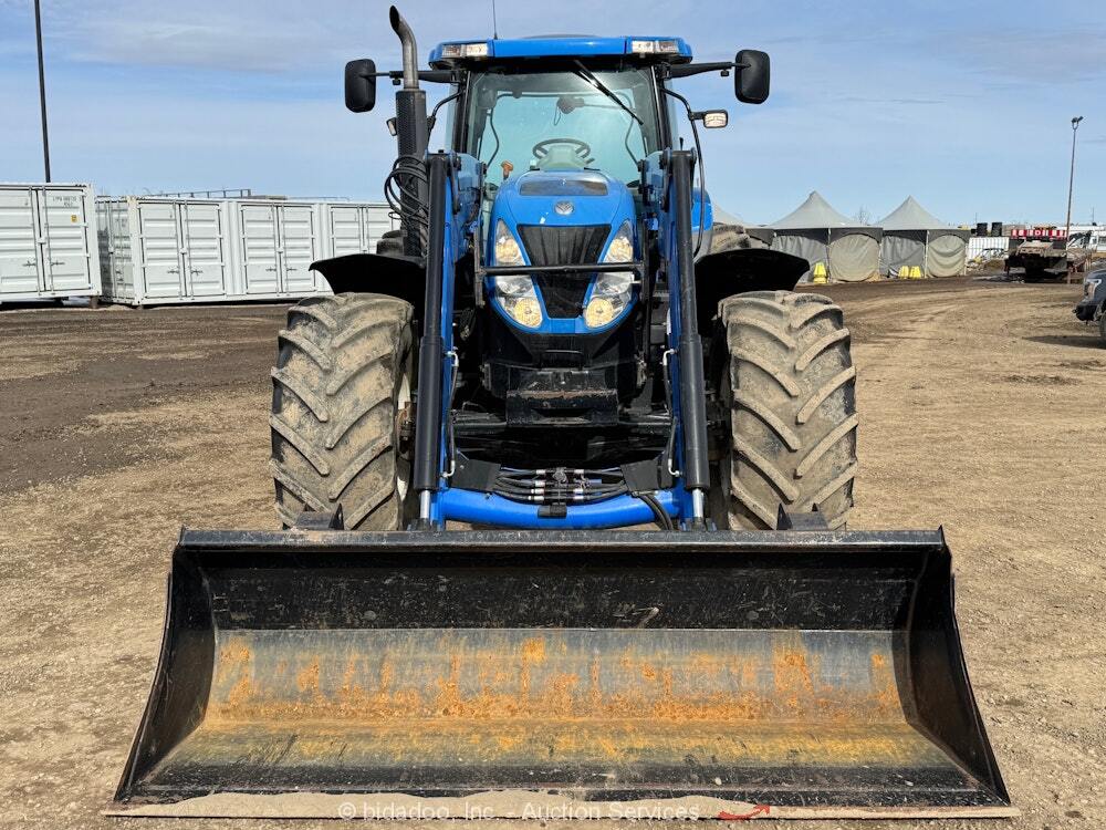 2009 New Holland T7060 MFWD Diesel Tractor Loader Utility Ag Farm Aux QC
